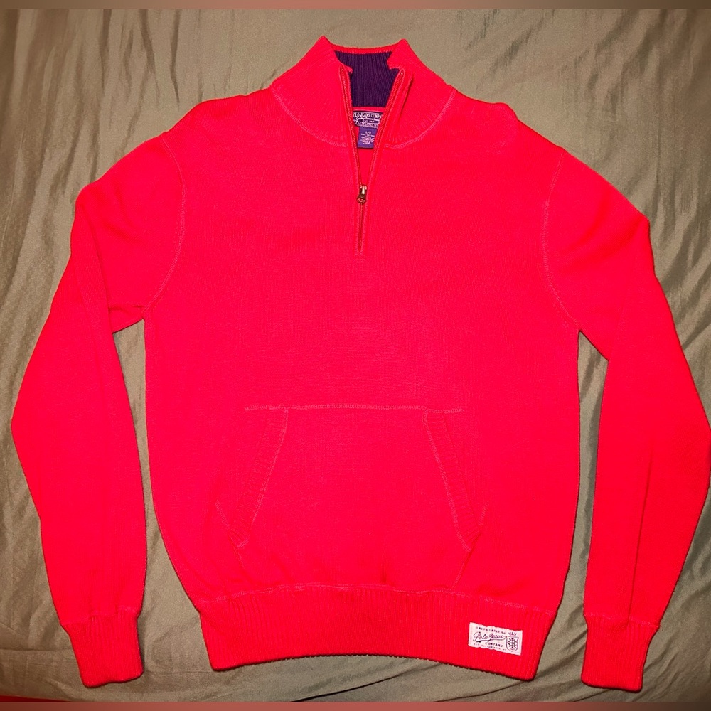 Polo jeans company by Ralph Lauren sweater men size L zip up